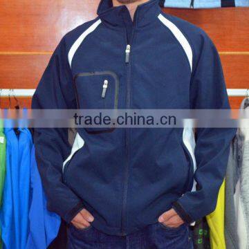 Men fashion navy blue polar fleece clothing 2013