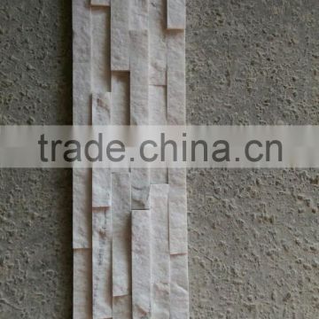 high quality white quartz wall cladding stone