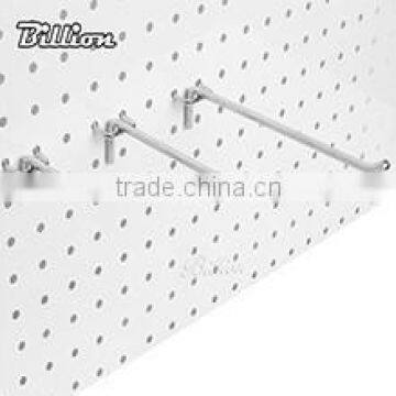 Chrome Hooks Wire Rack Supermarket Display Hooks For Pegboard