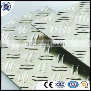 Width 100mm-2000mm 5 bar aluminium checker plate sheet for decoration
