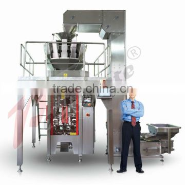 Potato chip/crisp/stick weighing and packaging line, high speed,excellent efficiency