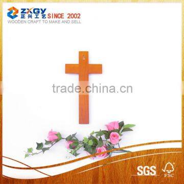 Natural small wooden cross for decoration