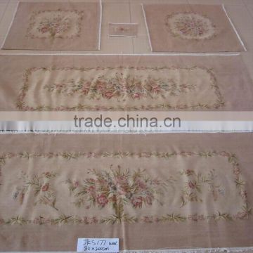 New Zealand wool sofa coverHand made aubusson sofa cover