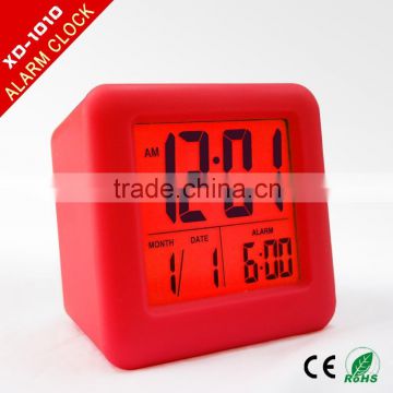 Digital Alarm Clock,Digital Desk LED Clock with silicone case