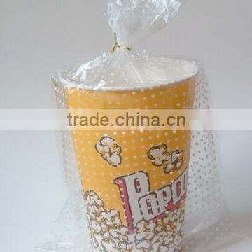cheap price clear transparent plastic popcorn packaging bags