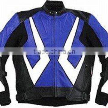 DL-1212 Leather Racing Jacket , Stylish Mens Wears , Garments