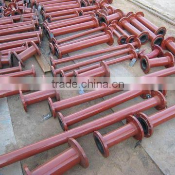 ultrahigh quality rubber lining steel pipe for mining industry
