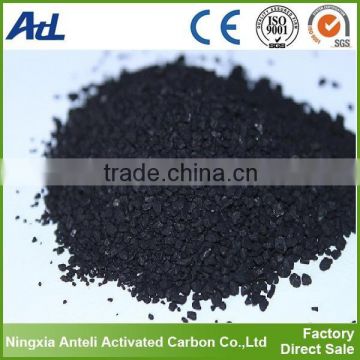 High absorbent capacity activated carbon for air purification