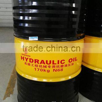 Hot sale hydraulic oil 68 170KG metal drum facotory best price