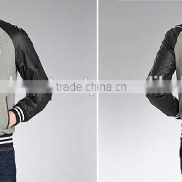 2013 US style of top design of custom own design of mens zip down baseball jacket of team wear tracksuits