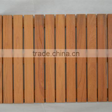 hot sale teak wooden shower room mat FSC approved