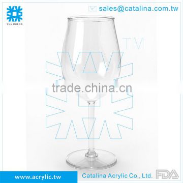 Acrylic 450ml Plastic Wine Glass