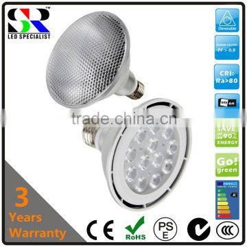 indoor and outdoor hot sale PAR30 E26 E27 spot bulb light lamp high PF power factory CRI efficiency lumen PAR30