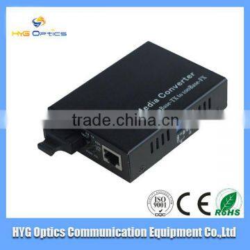 fiber optic media converter rj45 /sc connector for the base station