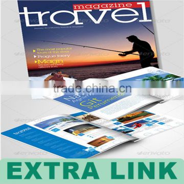 High Quality Soft Cover Travel Diary Magazine Printing