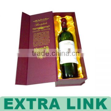 Wholesale Red Cardboard Luxury Fancy Handmade Paper Bulk Wine Box
