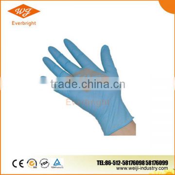 CE approved disposable long nitrile examination gloves