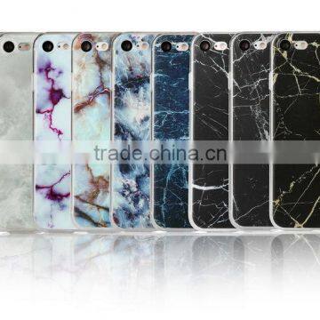 GVC Marble case for iphone 7 PLUS SOFT SILICONE GEL RUBBER case,CREATIVE TPU case for iphone 7 COVER Case STONE STYLE