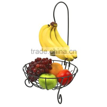 Store More Modern Design Fruit Basket With Hook and Leg