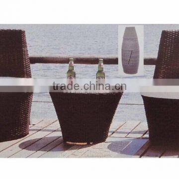 Hot selling tiny rattan furniture wicker coffee tables and chairs