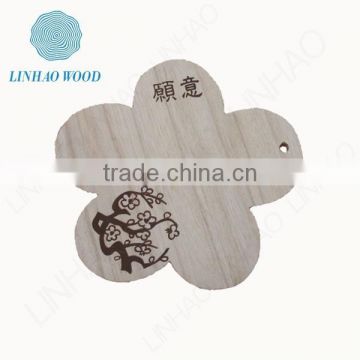 Paulownia Wood Carving Blessing Cards