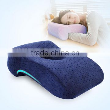TP084 2016 Wholesale Memory Foam"Pierced" Arm Sleeping Pillow and Cusion