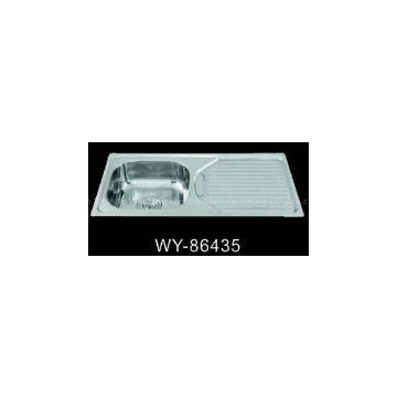 China Factory Suppy Stainless Steel Kitchen Sink WY-86435