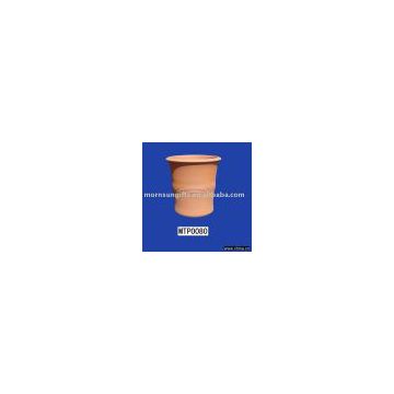 terracotta pot,clay flared pot, pottery flared  planter