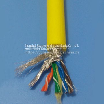 Anti-seawater Cable Yellow Sheath Color Floating Cable
