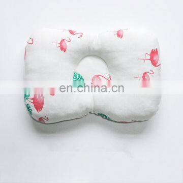 Safty Cheap Wholesale 100% Organic Cotton baby pillow flat head