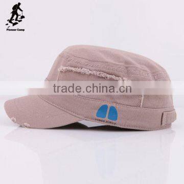 Khaki custome designer style flat top military cap