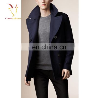 New Design Fashion Style Men Winter Wool Cashmere Woolen Coat