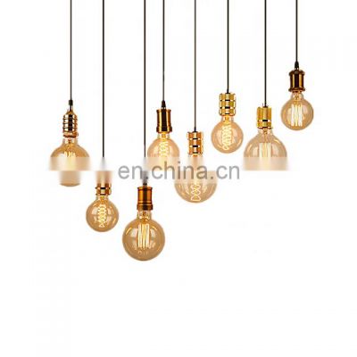 Vintage Pendant Lights E27 Hanglamp Retro Edison Lamp Pendant Lamp socket edison screw lamp socket