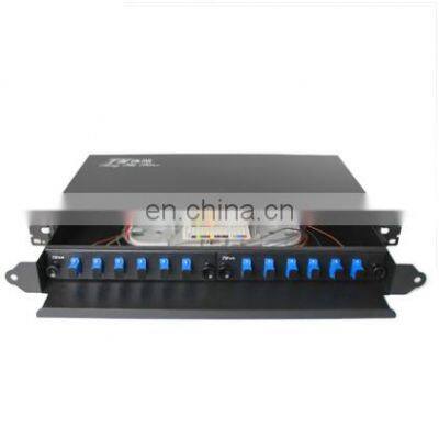 Tanghu  Fiber Optic Patch Panel Pull Sliding Type Fully Equipped FTTH 24 Cores SC