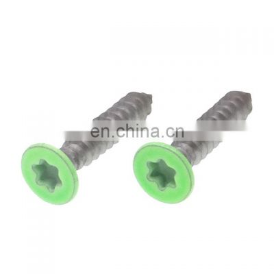 painted decorative long wood color self tapping screws