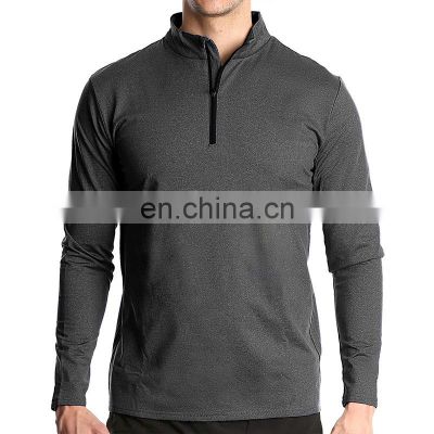 factory wholesales solid color thick cotton zipper up spring men sweatshirt clothing 2021