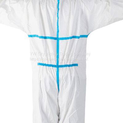 Disposable Medical Use Protective Clothing Microporous Coverall And Isolation Gown SMS Of