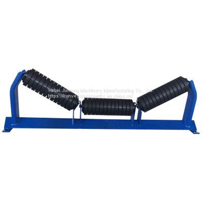 CEMA Belt Conveyor Q235 Carbon Steel Impact Roller for Sand Stone