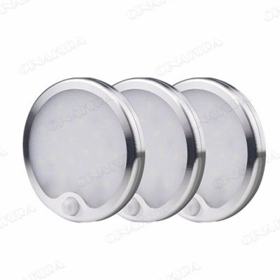 Under Cabinet Lighting Hardwired, with Touch Dimmer Switch,Recessed or Surface Mount Design,Natural White 4000K 12V 2W(12W Total, 60W Equivalent),6 Pack Black Puck Lights Fixtures