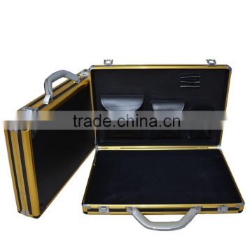 Custom Aluminum Laptop Briefcase Black