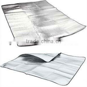 aluminium foil water proof beach mat/ picnic mat