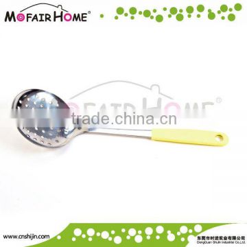 Stainless Steel Slotted Spoon With Silicone Handle