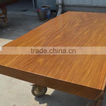 2016 Foshan Fatory Supply Africa Natural Side Teakwood Table Top Home Use