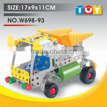 Top selling child metal combined toy DIY earth moving vehicle