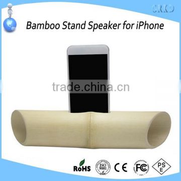 Natural bamboo portable mini speaker