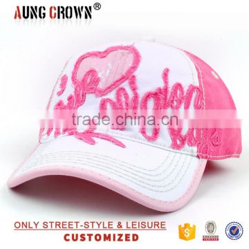cotton embroidery baseball cap and hats