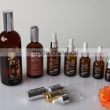 18/410 Varies Amber Glass Essential Oil Bottles