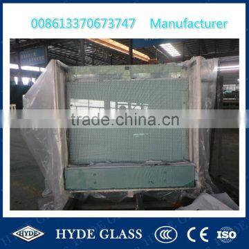 5+0.76PVB+5mm toughened ceramic frit laminated glass