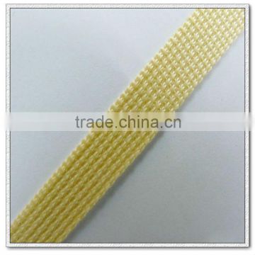 10mm yellow woven nylon luggage strap,nylon tape