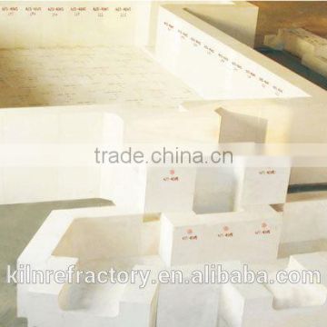 Fireproof case fused cast azs refractory brick for glass furnace, AZS--33,36,41